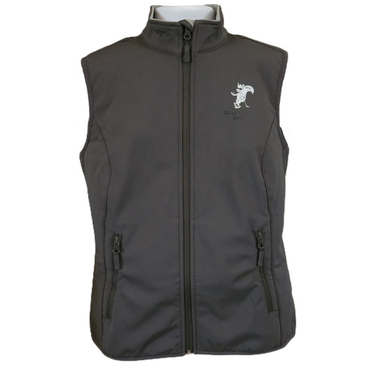 Full zip fleece lined vest - Gray