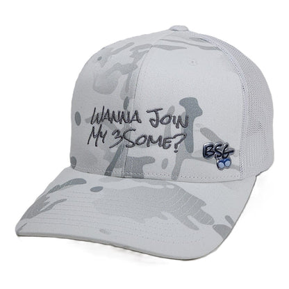 Wanna Join My 3Some Trucker Hat - MultiCam® Alpine/White