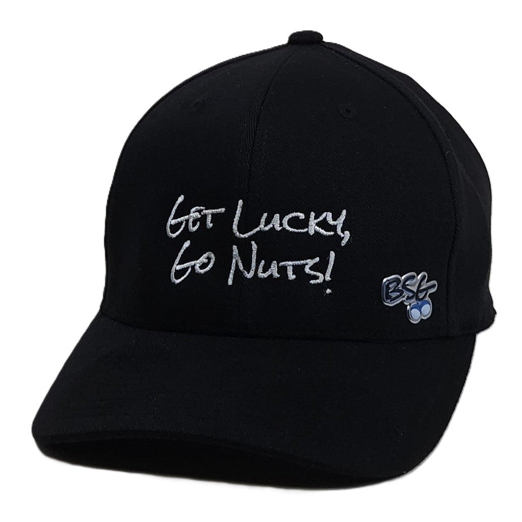 Get Lucky, Go Nuts! Flexfit hat - Black