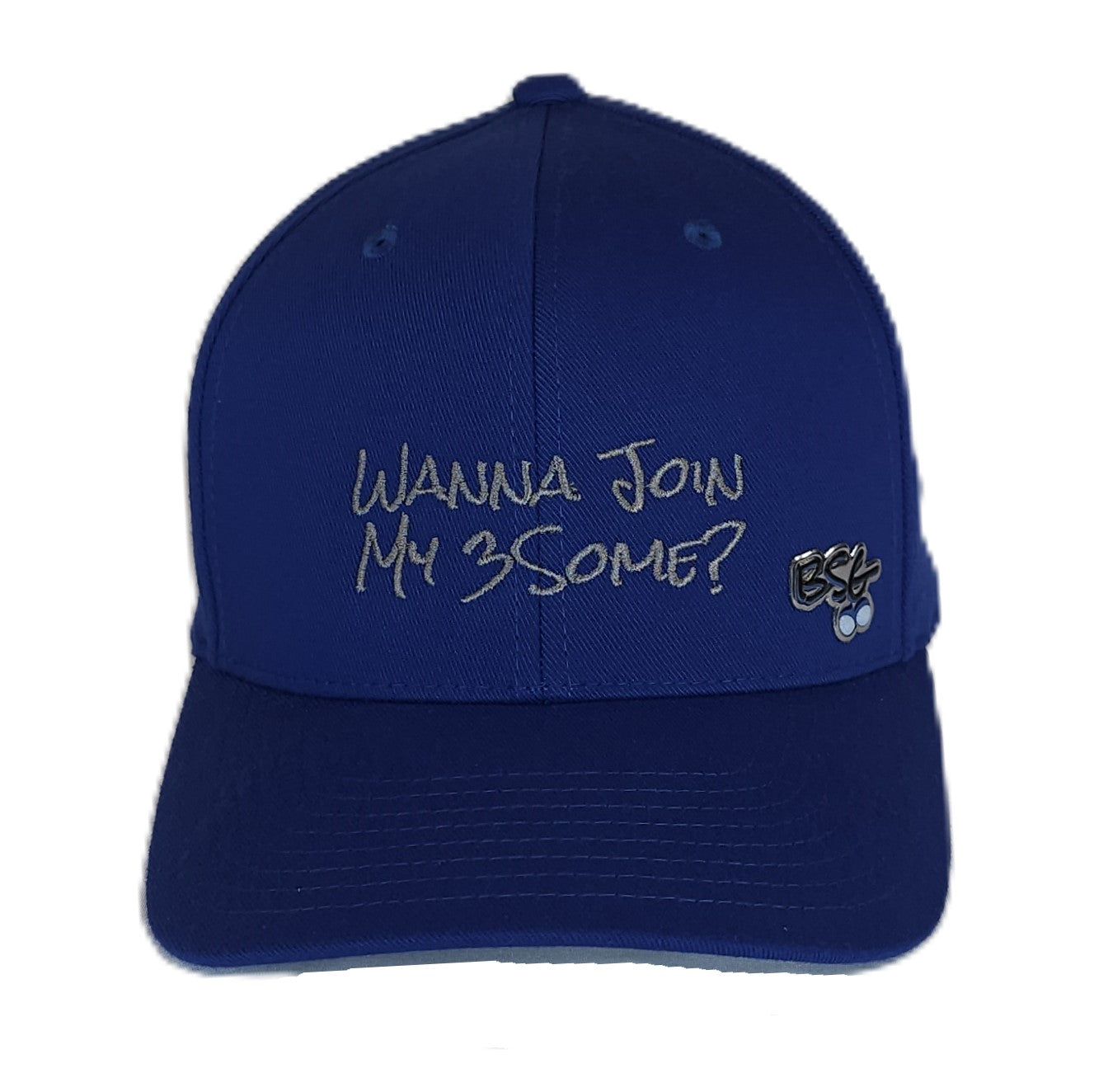 Wanna Join My 3Some Flexfit hat - Royal Blue