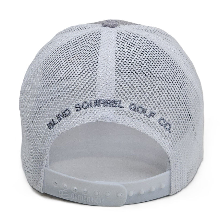 Women's Trucker Hat - Pin Seeking Squirrel Rocket - Fossil