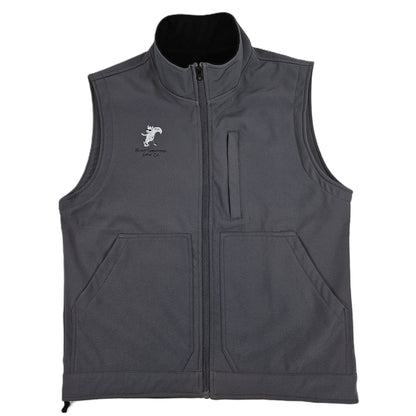 Full zip fleece lined vest - Gray