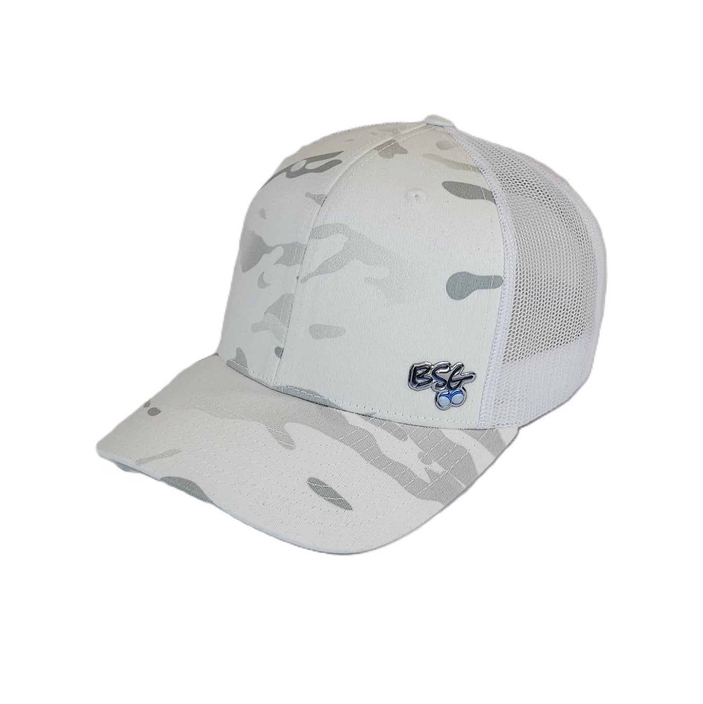 BSG Trucker Hat - Camo Collection - White