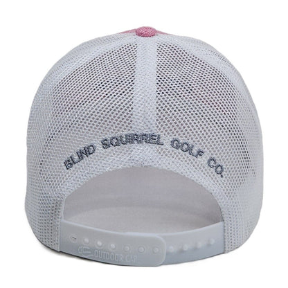 Women's Trucker Hat - Ladies Always Putt Out - Pink